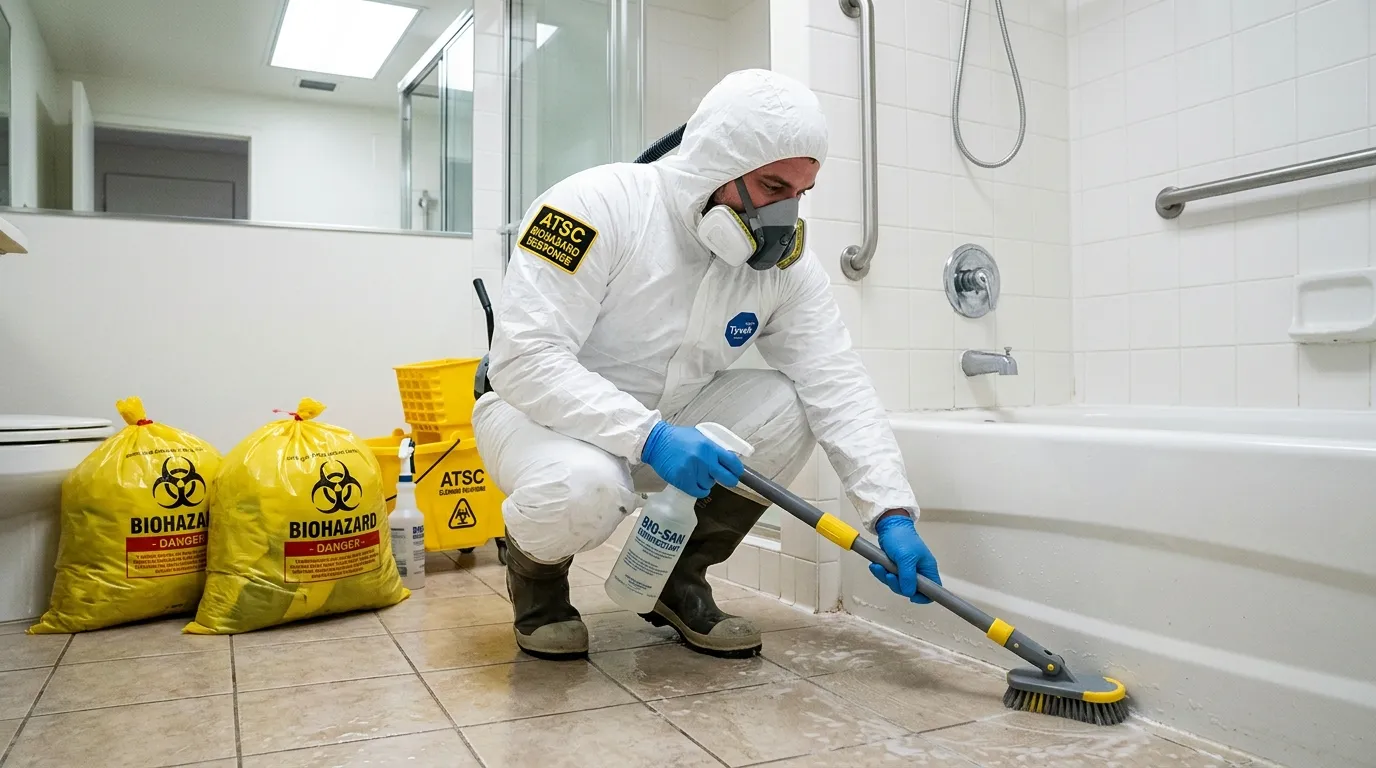 Decontamination equipment deployed for Blood Cleanup in Kentfield